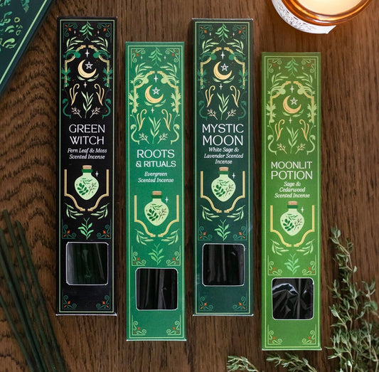 SET DE VARILLAS DE INCIENSO DE BRUJA VERDE