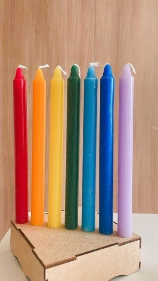 Velas de colores para rituales