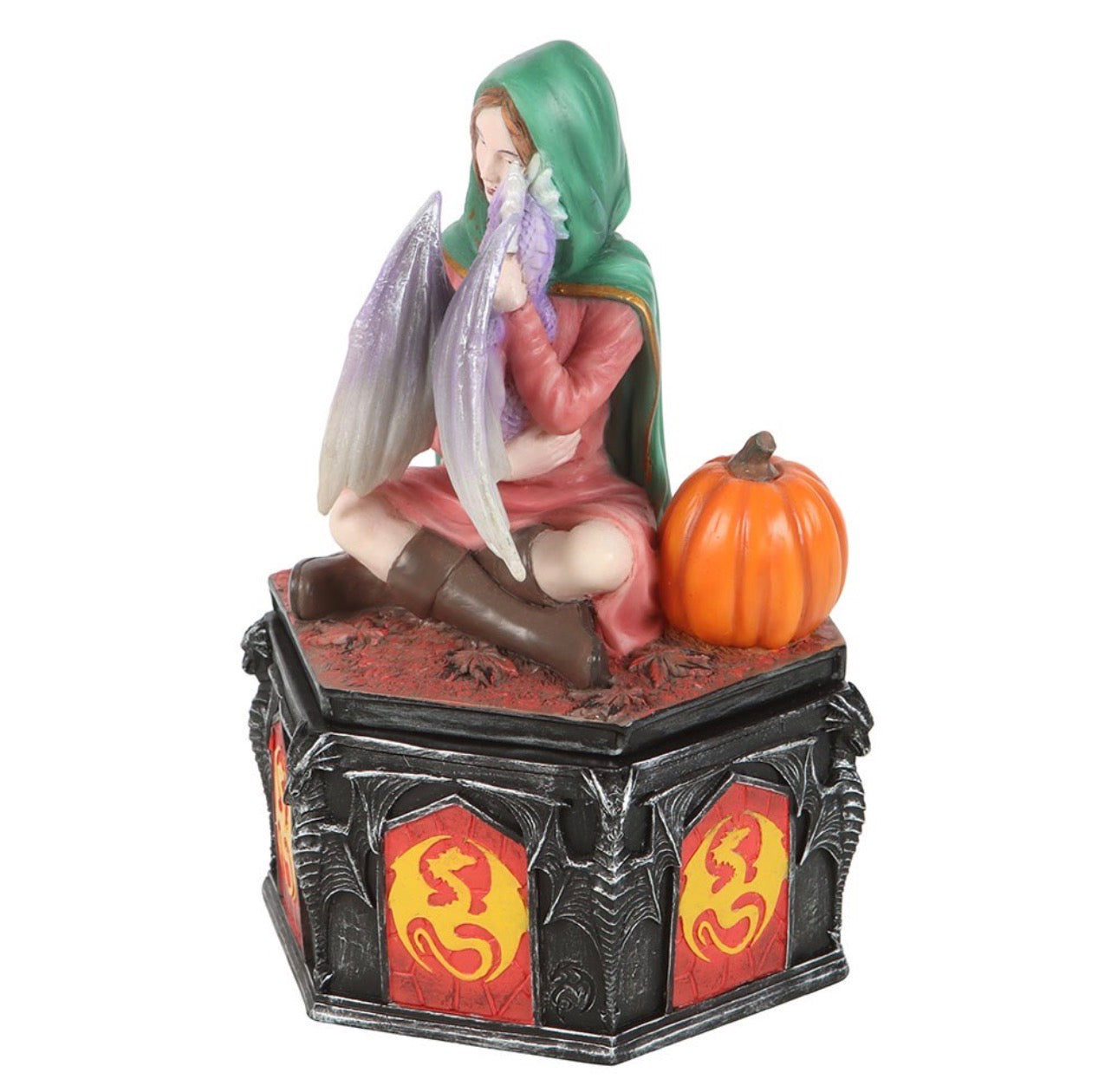 CAJA DE OTOÑO DE LA AMISTAD CON DRAGÓN DE ANNE STOKES