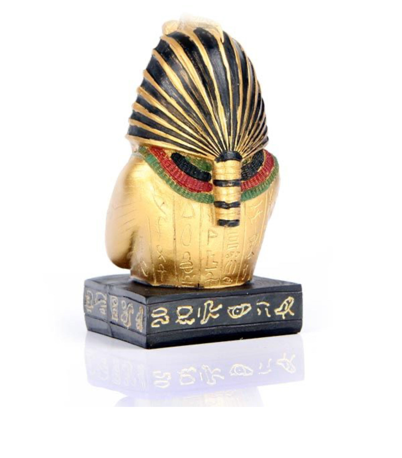 Figura Egipto Tutankamon Egipcio Dorado con Báculo y Mayal