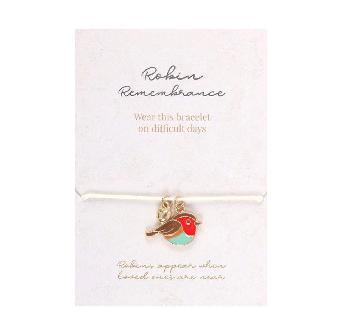 PULSERA CON DIJE DE RECUERDO DE ROBIN