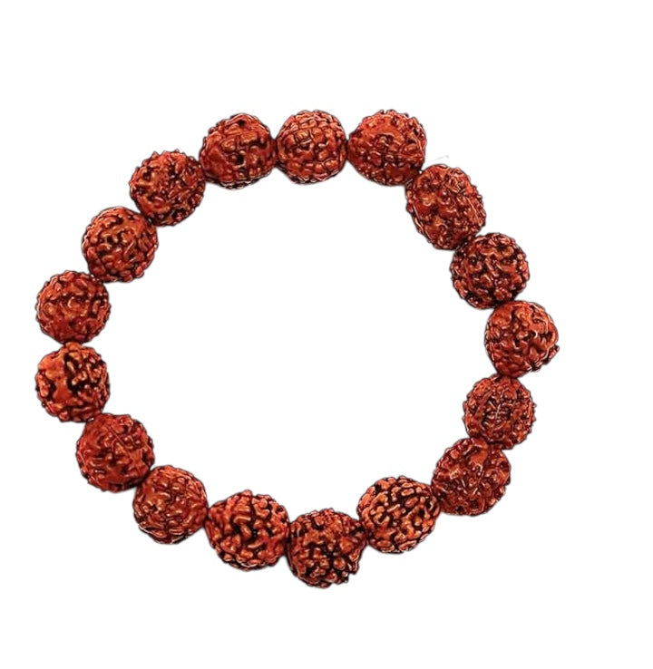 Pulsera de Rudraksha 10 mm