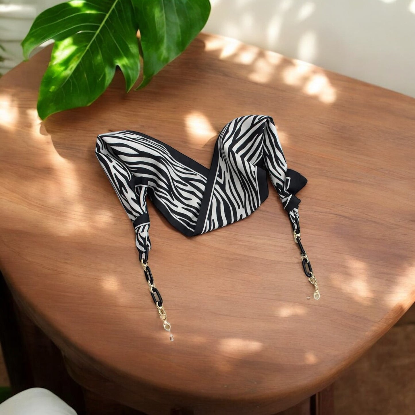 Cuelga móvil estampado cebra