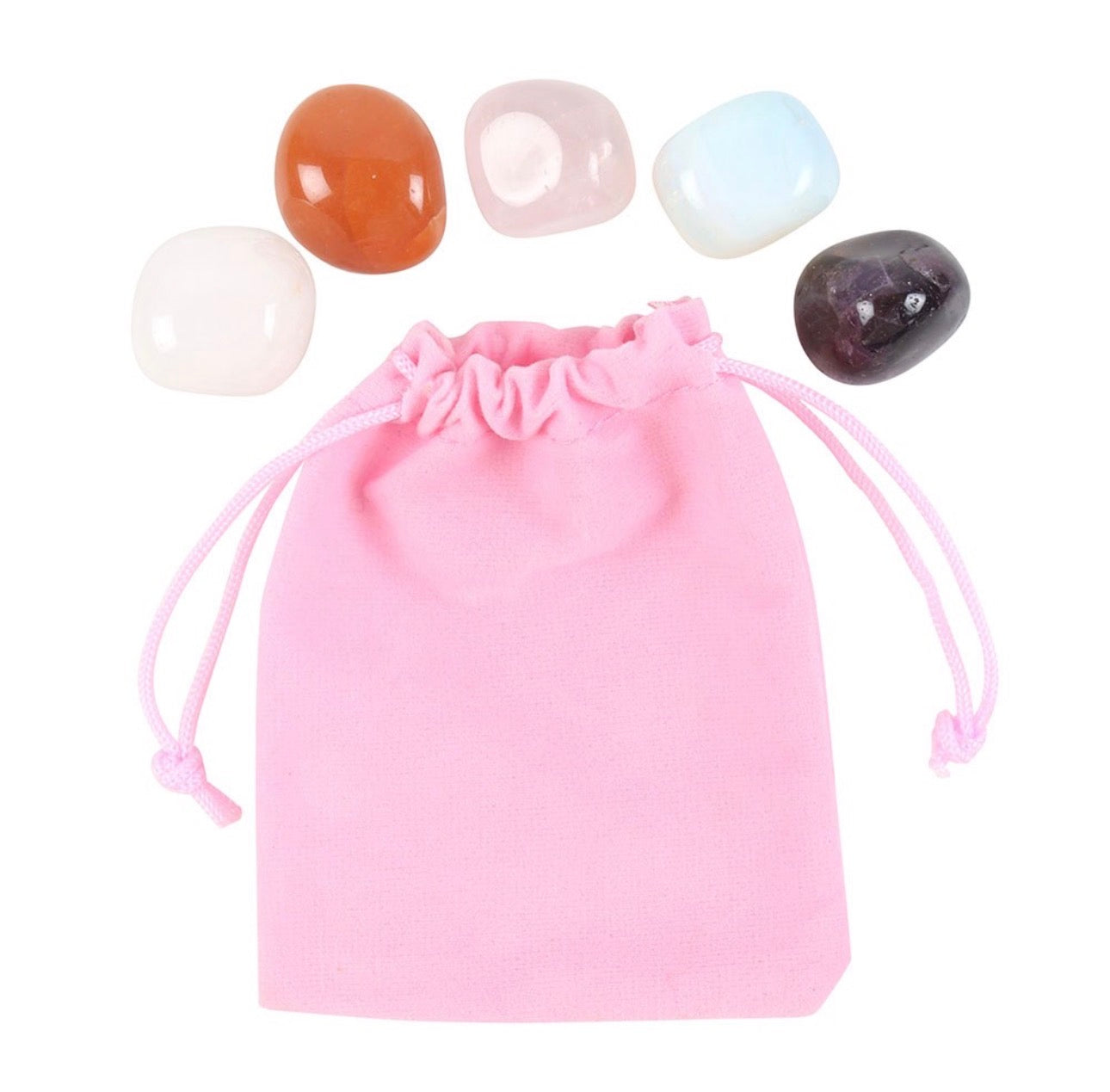 SET DE 5 CRISTALES PARA LA ENERGÍA FEMENINA DIVINA
