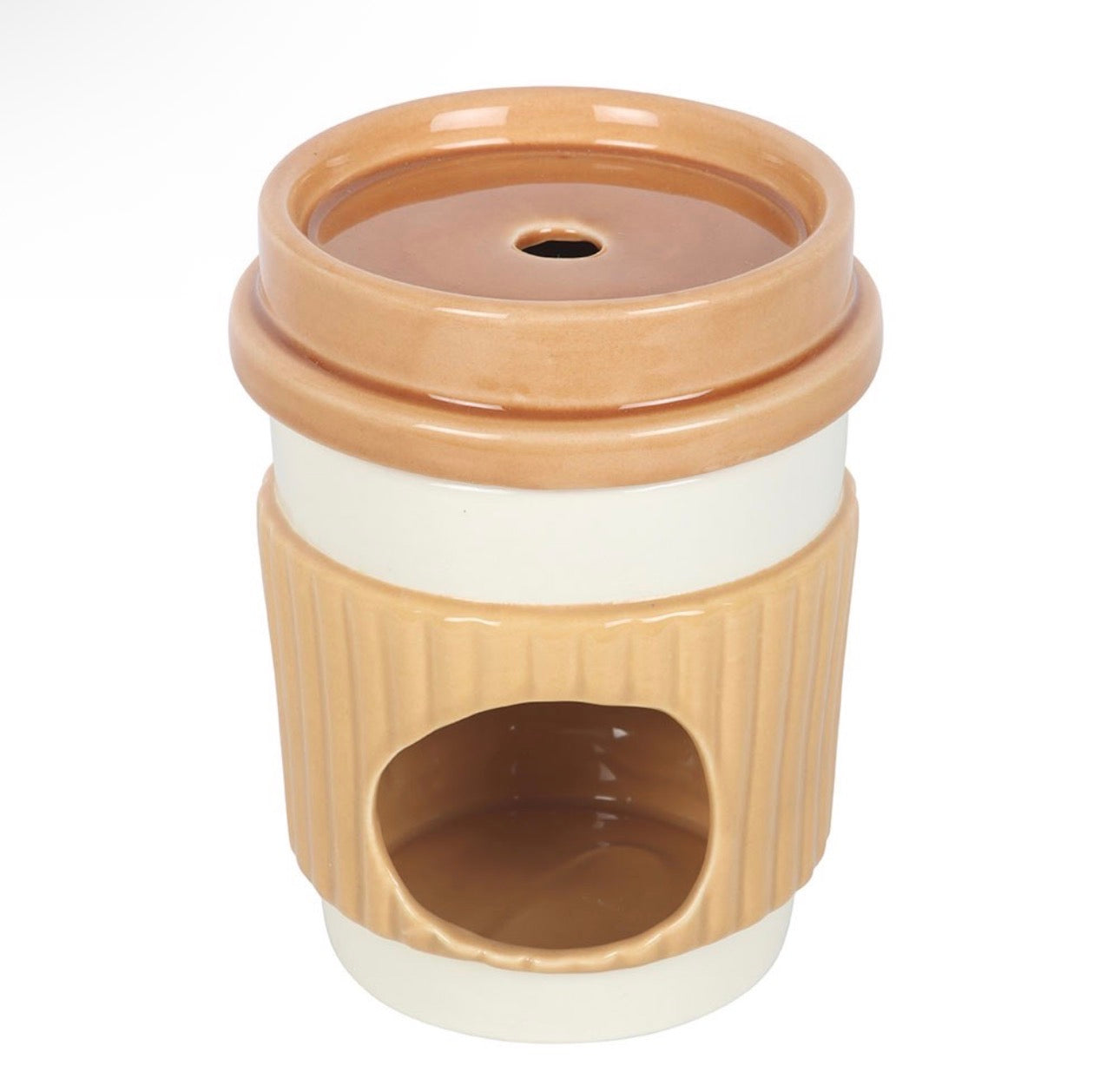 QUEMADOR DE ACEITE CON FORMA DE TAZA DE CAFÉ