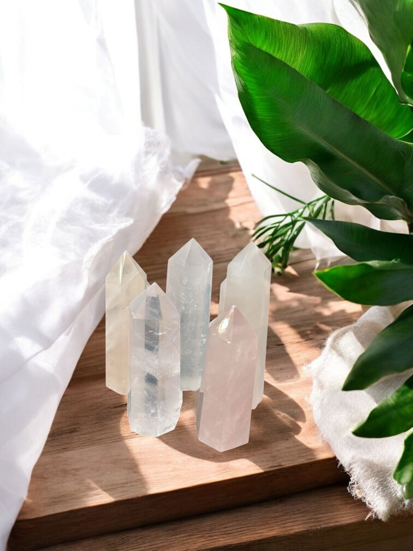 Punta de Cuarzo Rosa