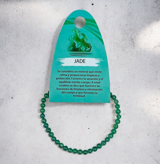 Pulsera Jade 4 mm