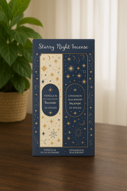 Juego de 2 paquetes de varillas de incienso Noche Estrellada