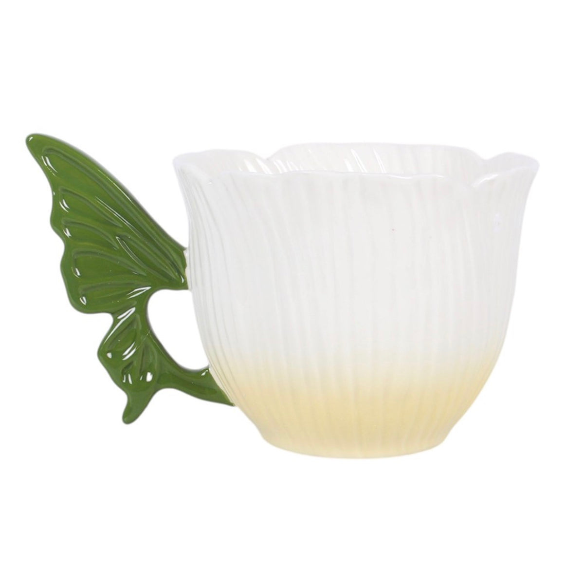 TAZA DE TÉ CON ALAS DE HADA DE LAS FLORES