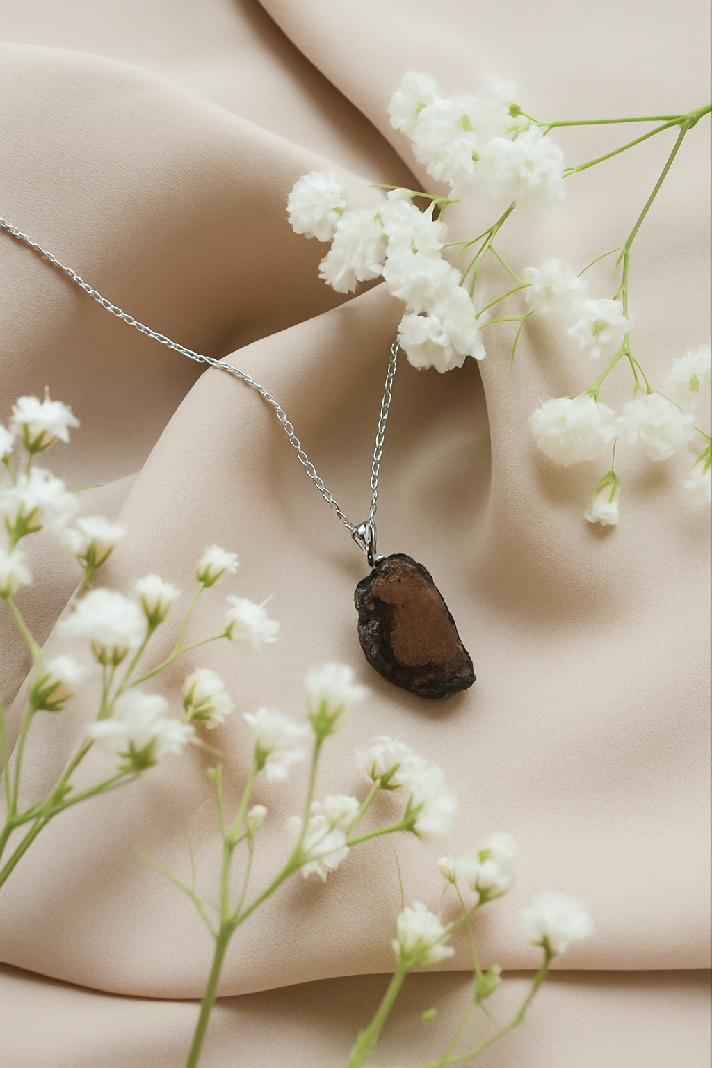 Colgante de Ojo de Tigre plata de ley 925