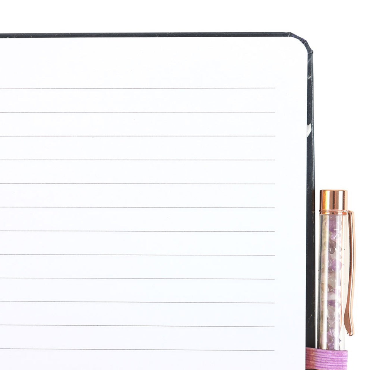 Libreta Midnight Moth con bolígrafo amatista