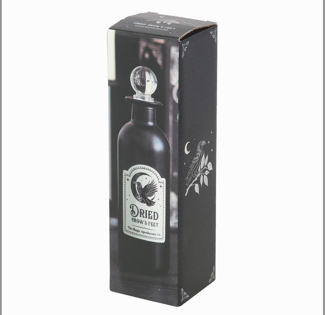 Botella de vidrio poción "patas de gallo"