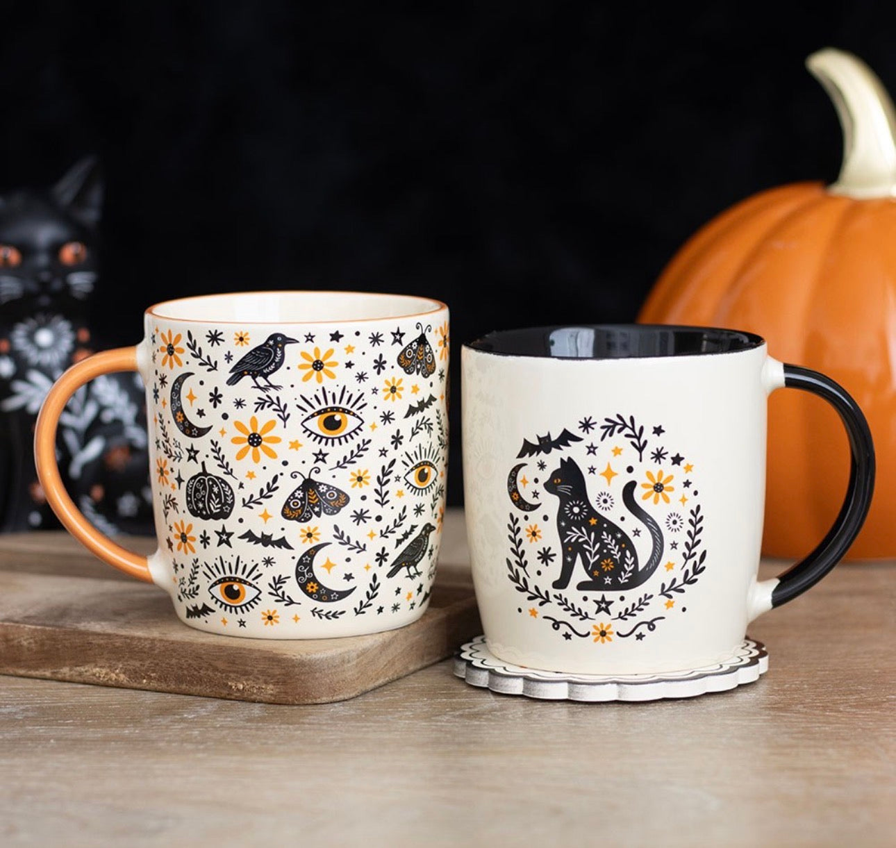 TAZA DE GATO FOLCLÓRICO TERRORÍFICO