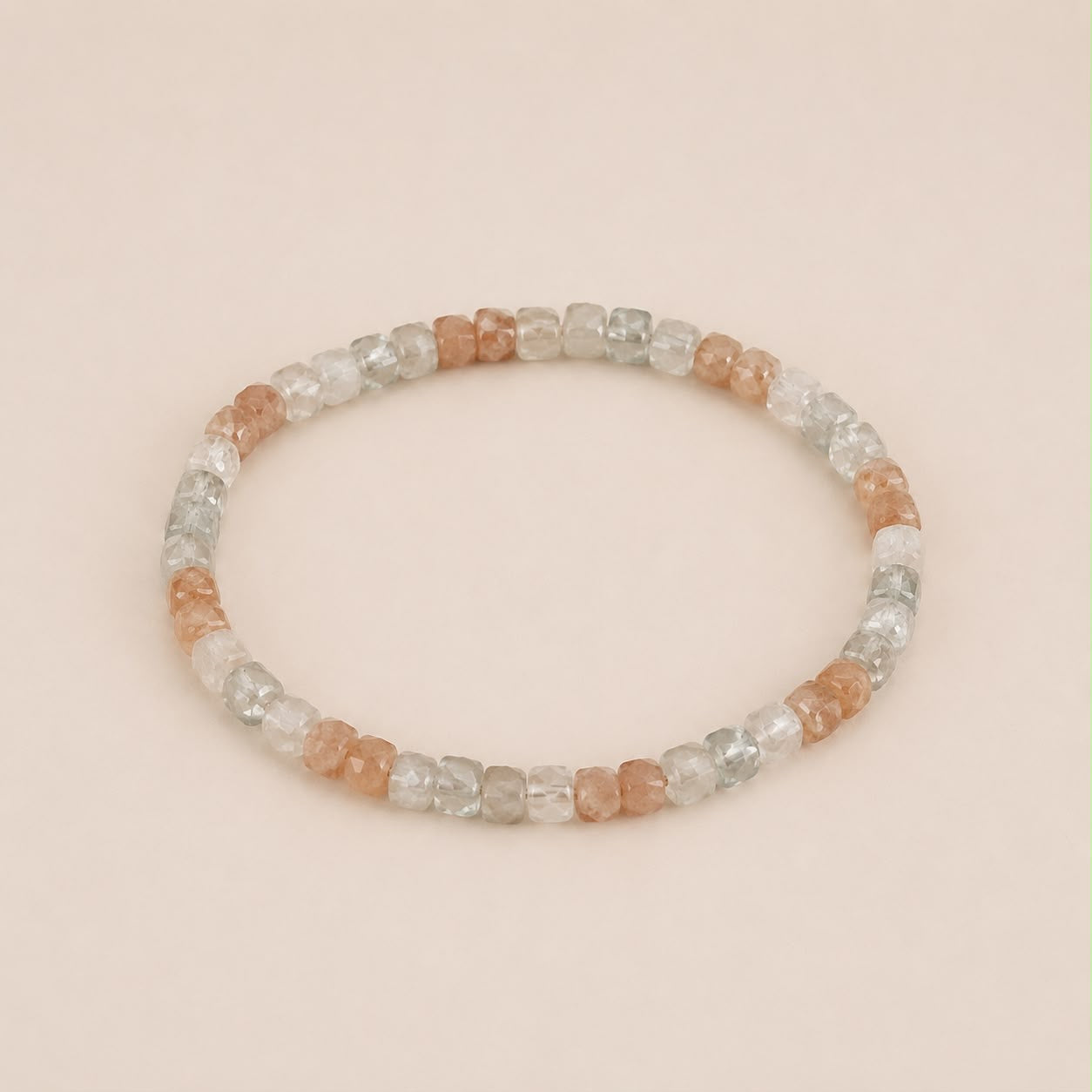 Pulsera Facetada Arusha Cubo 2x2 mm