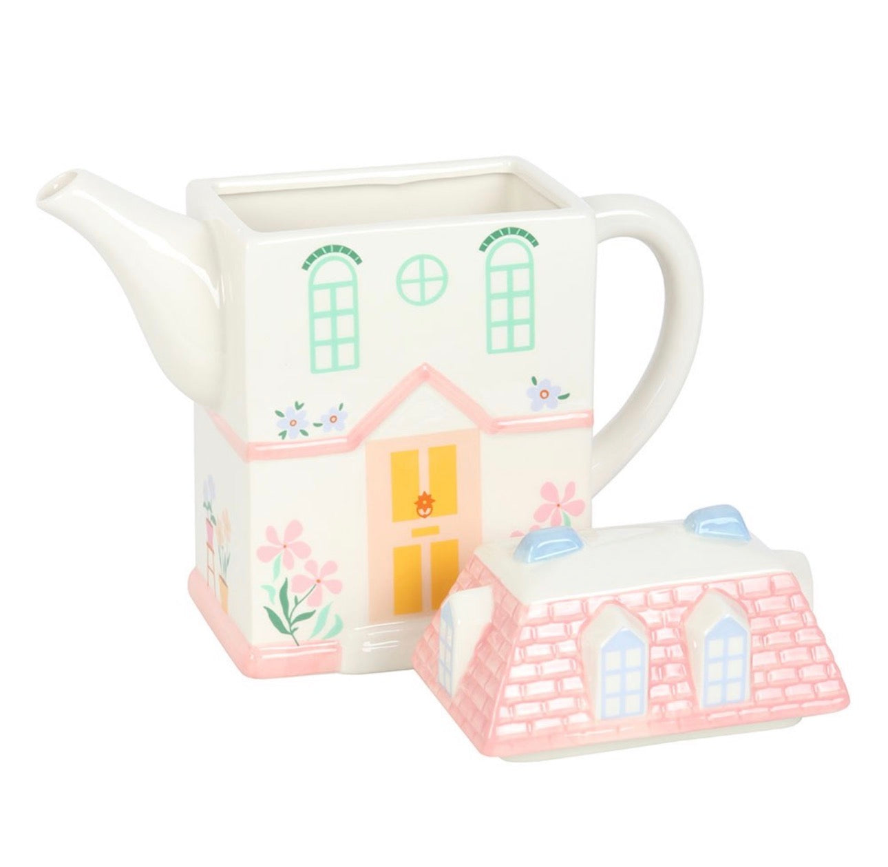 TETERA CON FORMA DE CASA PASTEL