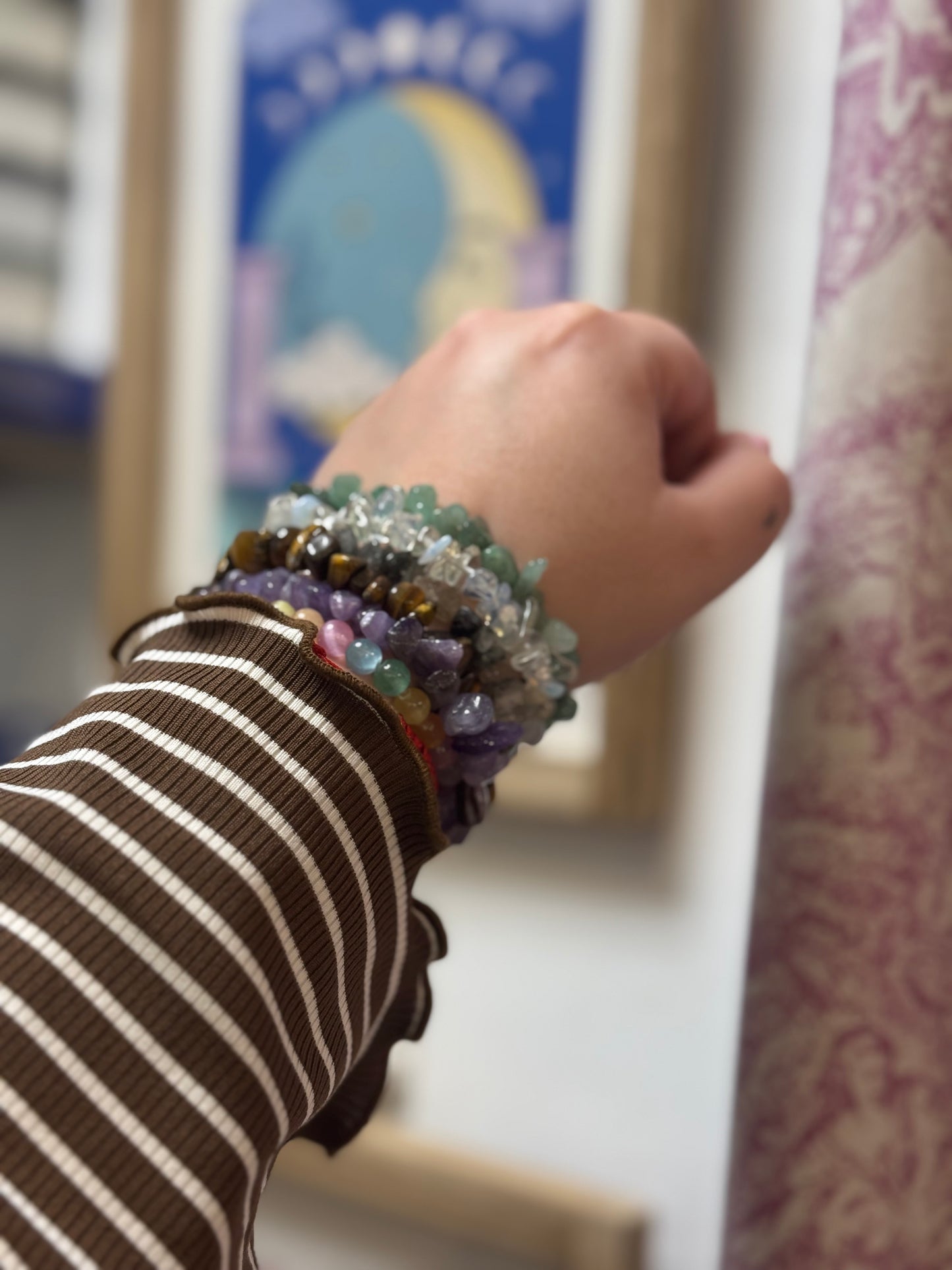 Pulsera de minerales a elegir