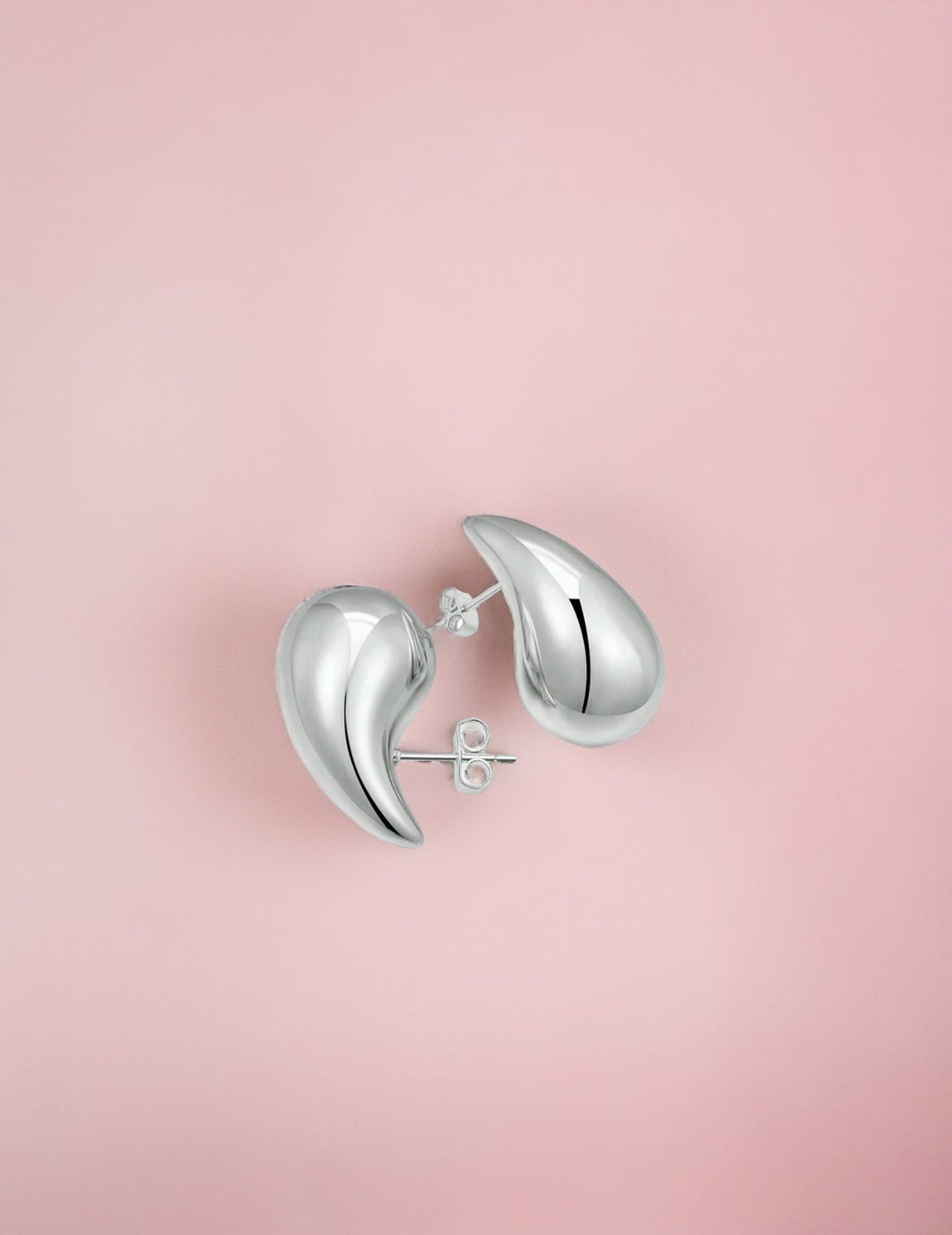 Pendientes gota Hailey Plata