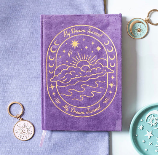 DIARIO DE SUEÑOS CELESTIAL A5 MORADO