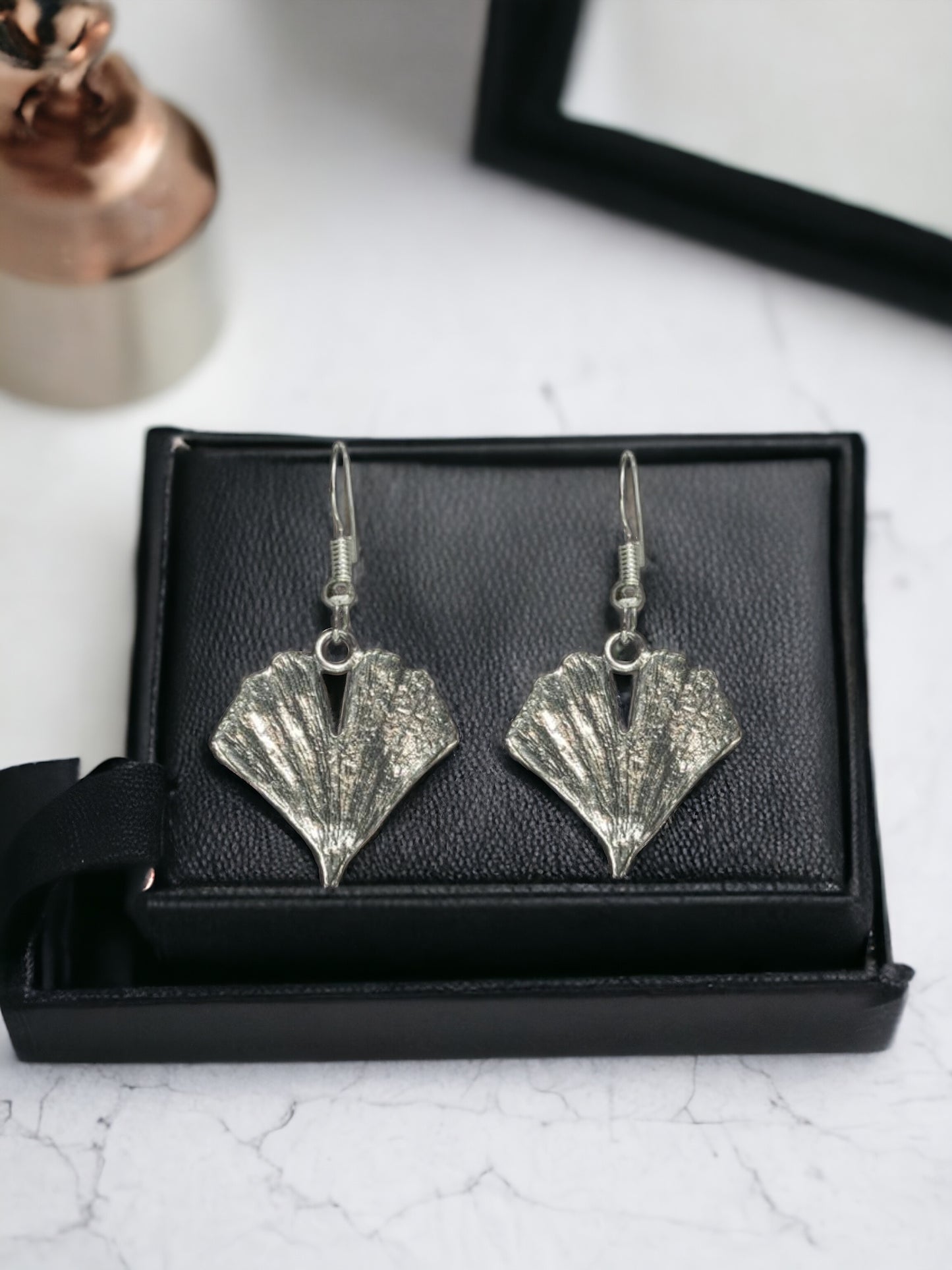 Pendientes ginkgo biloba