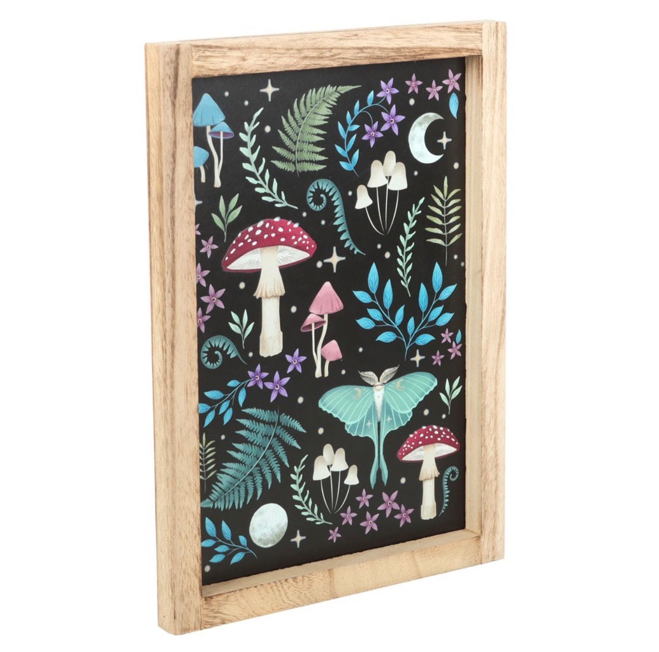 IMPRESIÓN DE ARTE DE PARED ENMARCADO BOSQUE OSCURO