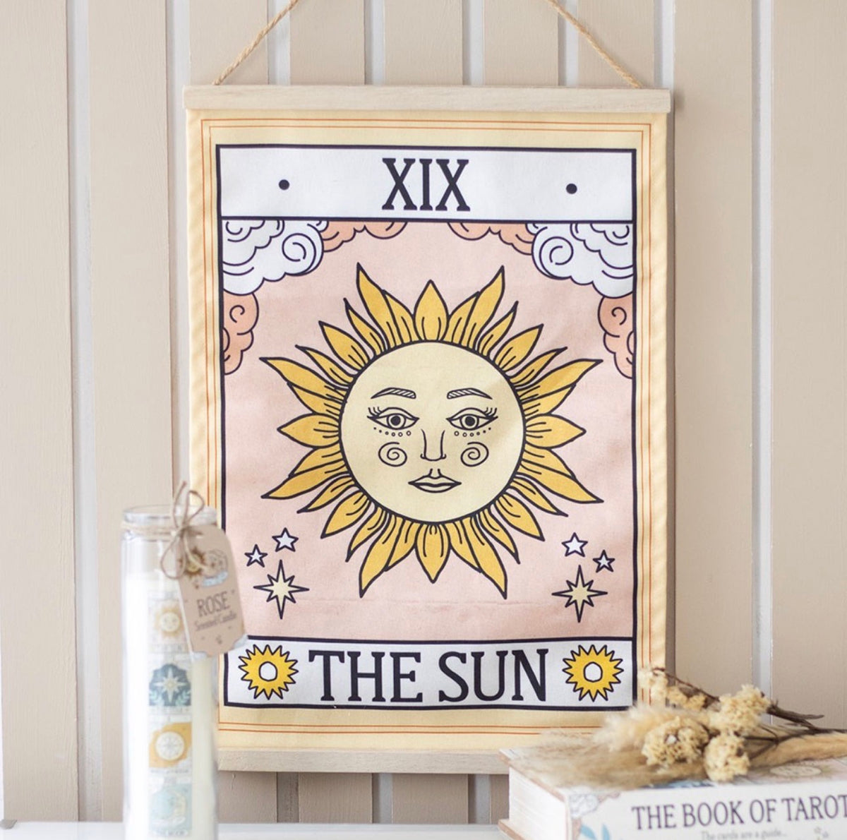 COLGADOR DE PARED TAROT VINTAGE DEL SOL