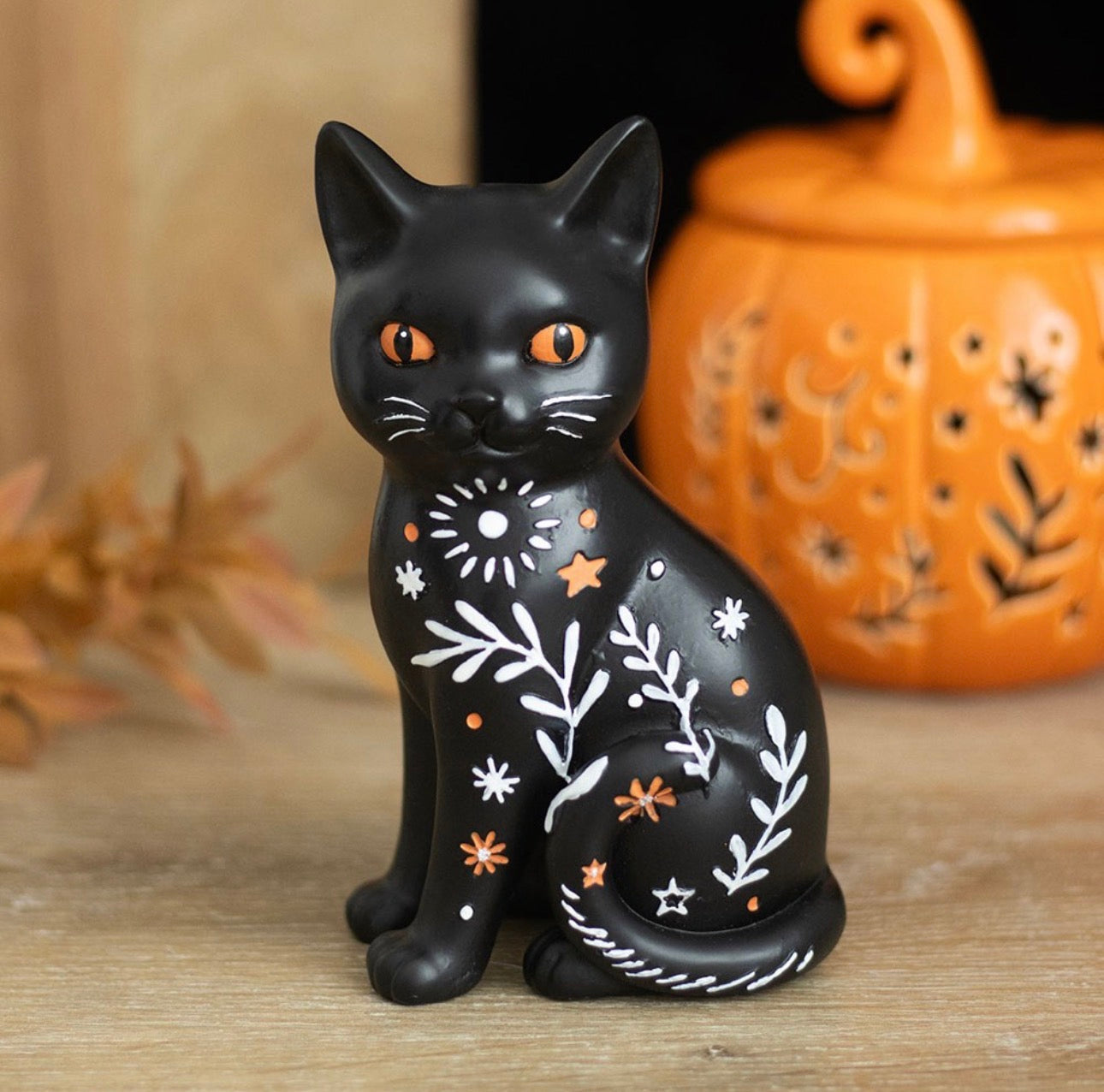 ADORNO DE GATO NEGRO MÁGICO FOLKLORE