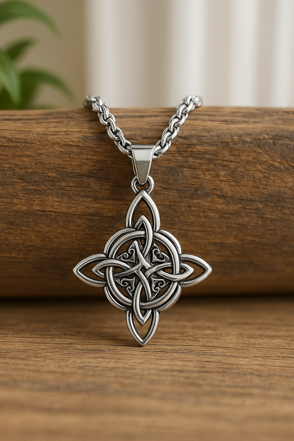 Colgante nudo de bruja