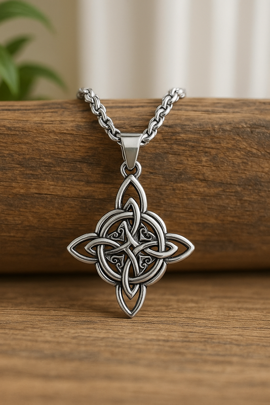 Colgante nudo de bruja