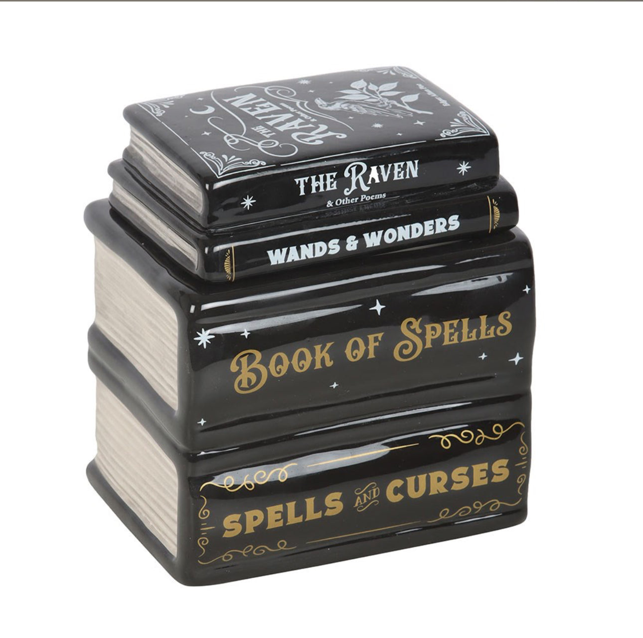 Quemador de aceite y calentador de cera Book of Spells