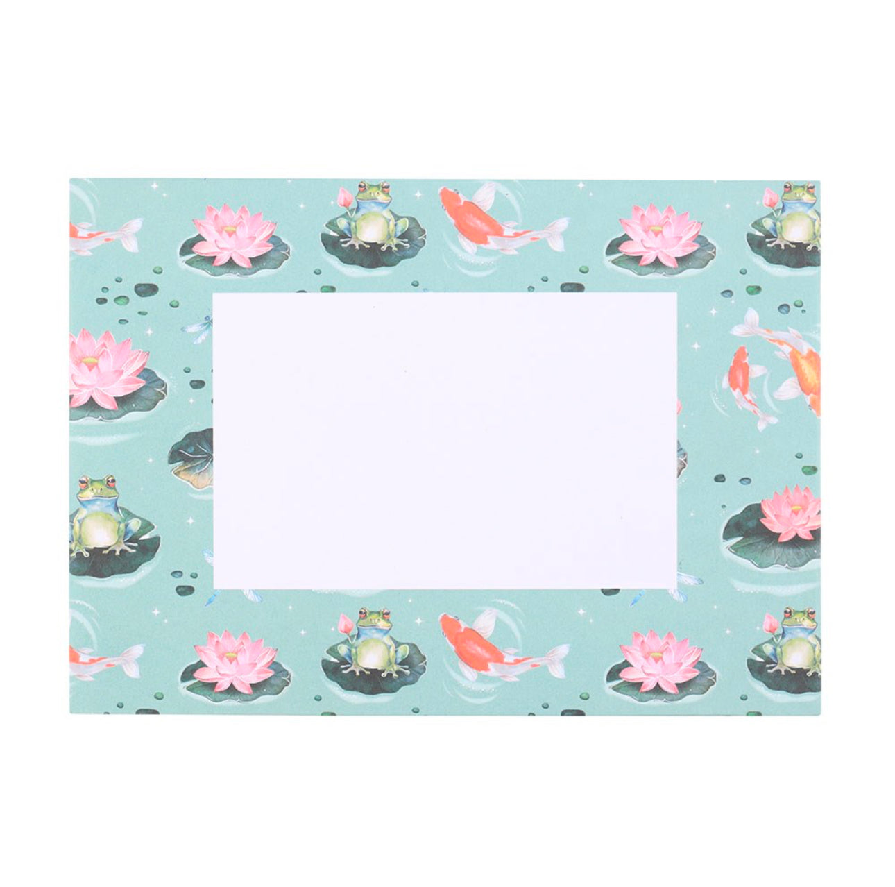 Collar de libélula en tarjeta de felicitación