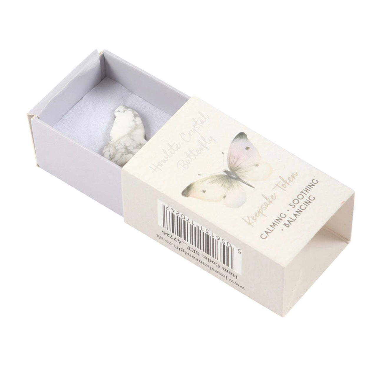 MARIPOSA DE RECUERDO DE HOWLITE