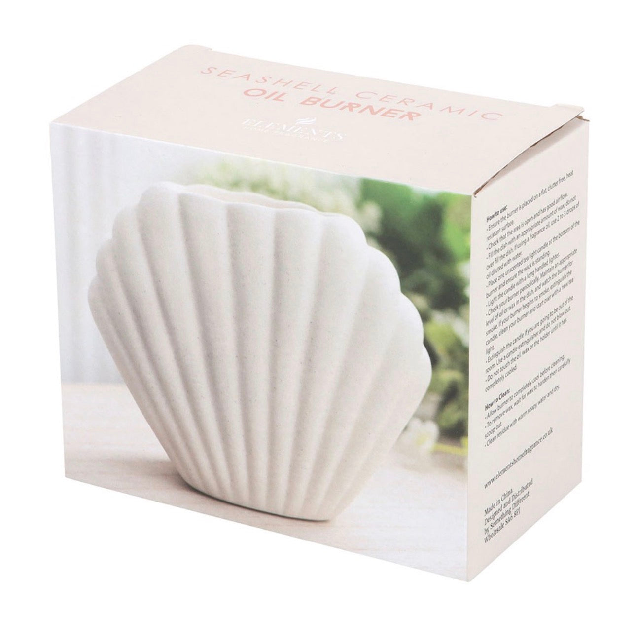 QUEMADOR DE ACEITE DE CONCHAS MARINAS