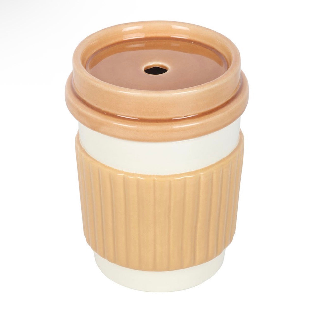 QUEMADOR DE ACEITE CON FORMA DE TAZA DE CAFÉ
