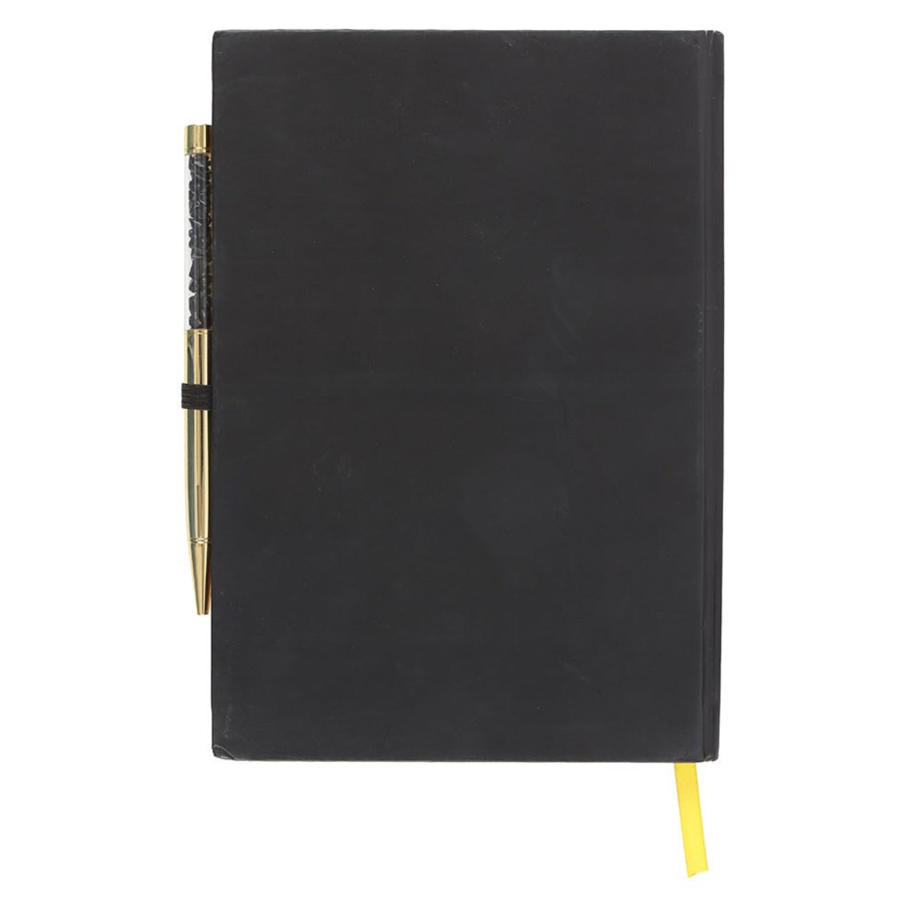 Libreta Yin Yang con bolígrafo de obsidiana negra