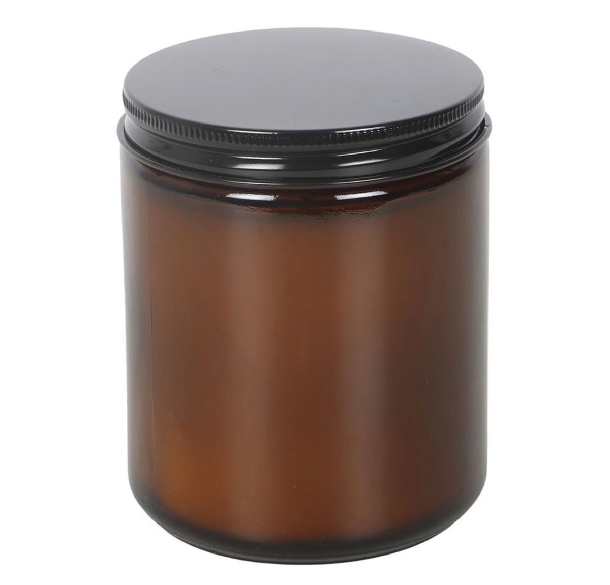 VELA DE CRISTAL ÁMBAR DE LA BRUJA VERDE Y SALVIA BLANCA