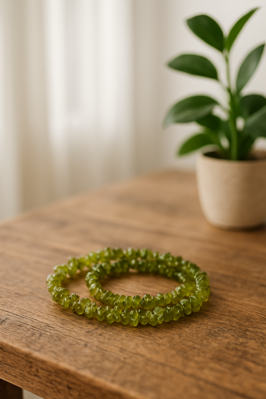 Pulsera de Olivino/periodoto