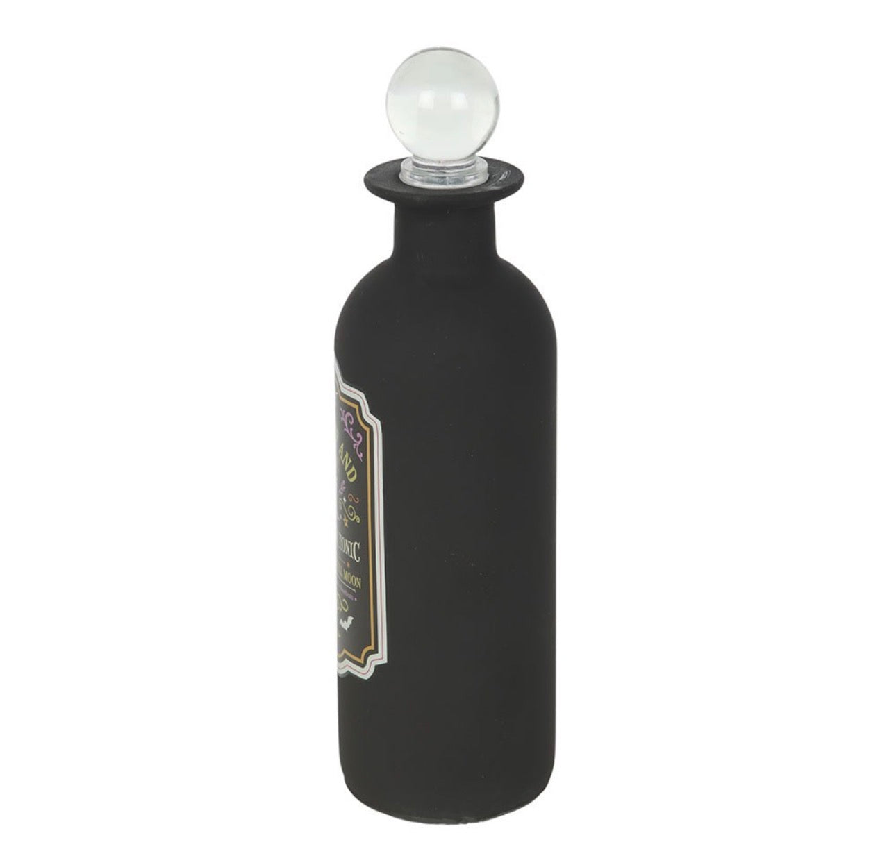BOTELLA DE POCIÓN DE VIDRIO DECORATIVA DE TRAVESURAS Y MAGIA