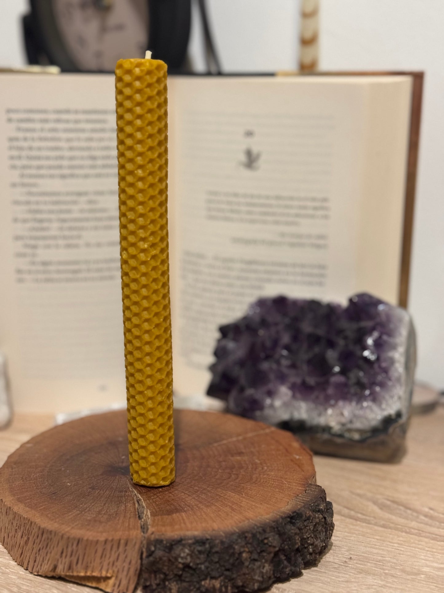 Vela grande de miel 20 cm