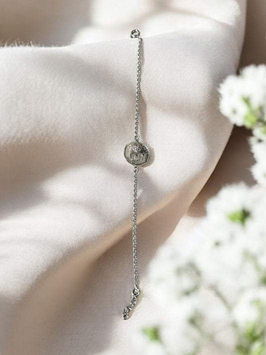 Pulsera plata de ley San Benito