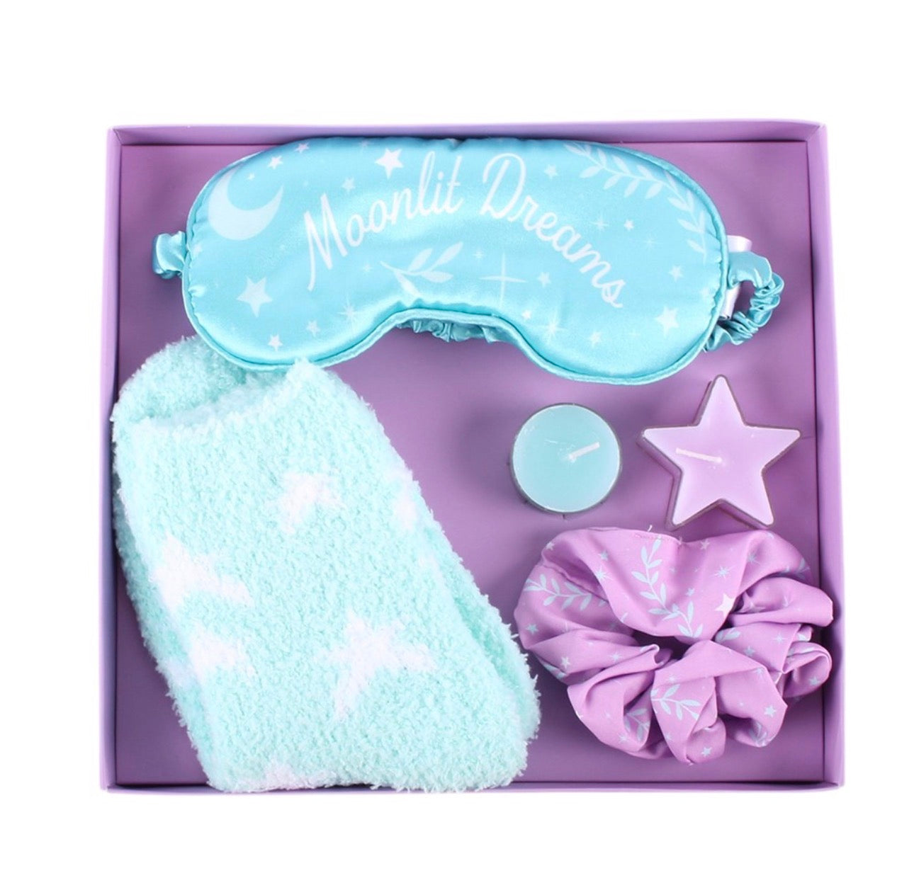 SET DE REGALO DE AUTOCUIDADO PASTEL AZUL