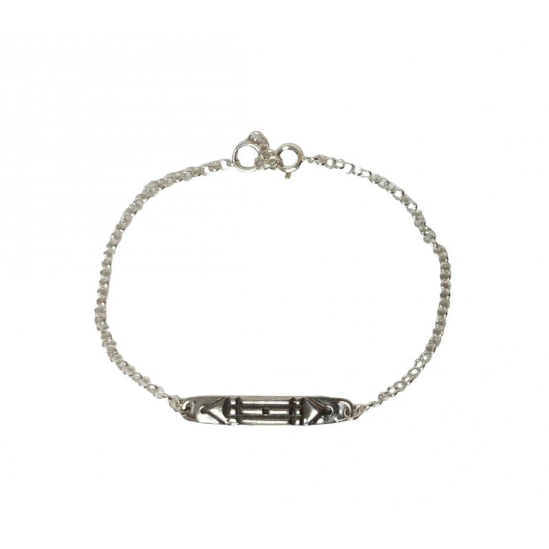 PULSERA ATLANTE PLATA DE LEY 925 (18CM)