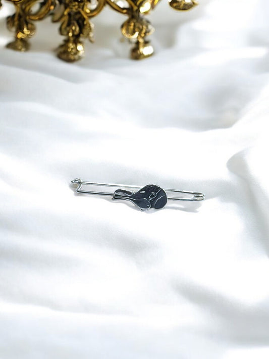 Broche de Plata de Montura Caballo