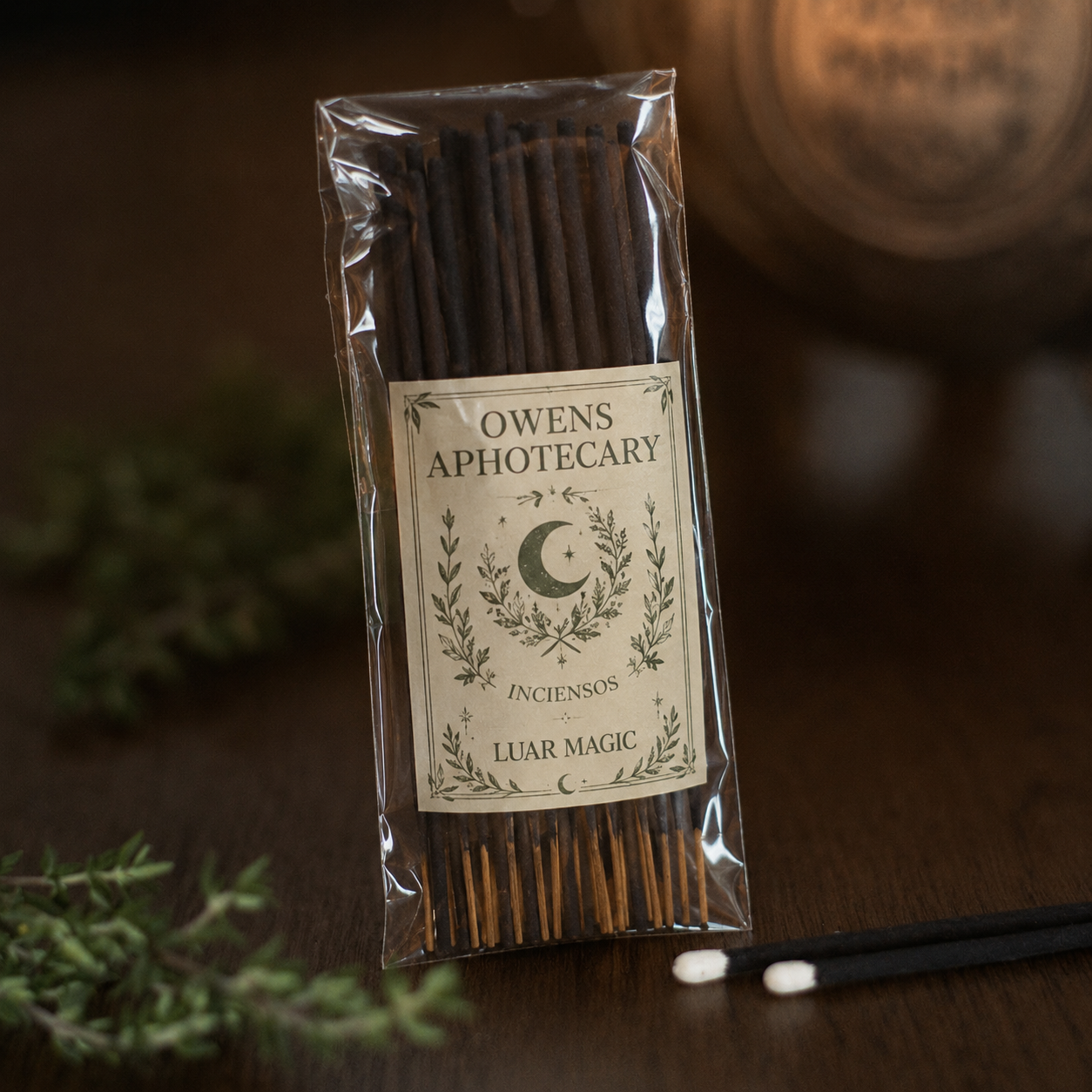 Inciensos artesanales de salvia Owens Apothecary – Colección Prácticamente Magia