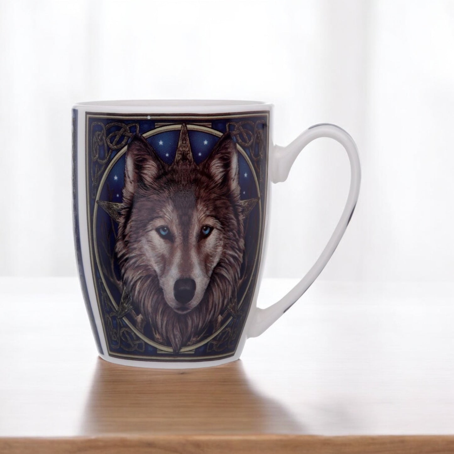 Taza de Cerámica Cabeza de Lobo Lisa Parker