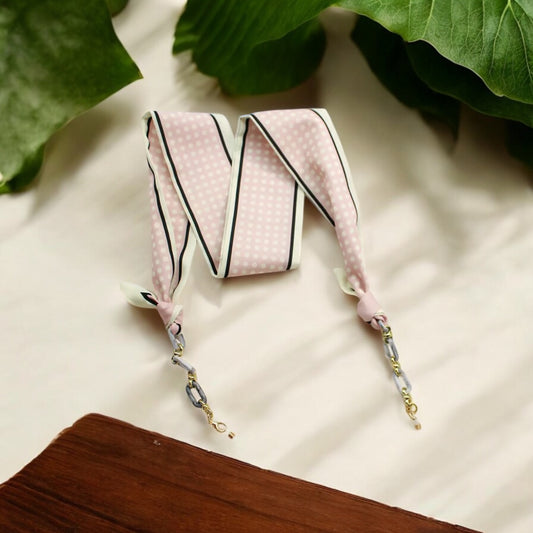 Cuelga móvil lunares rosa