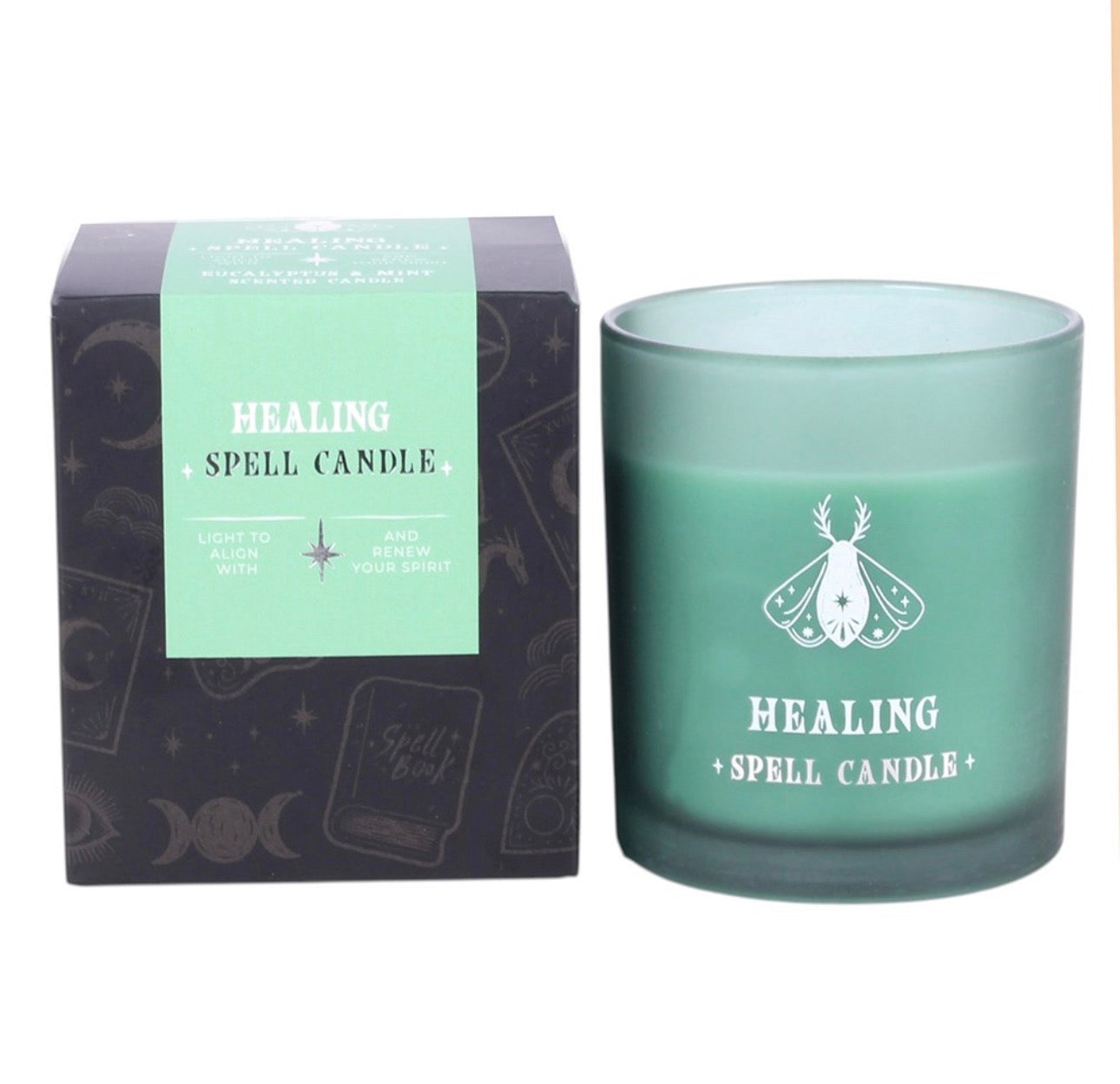 VELA CURATIVA CON AROMA A EUCALIPTO Y MENTA