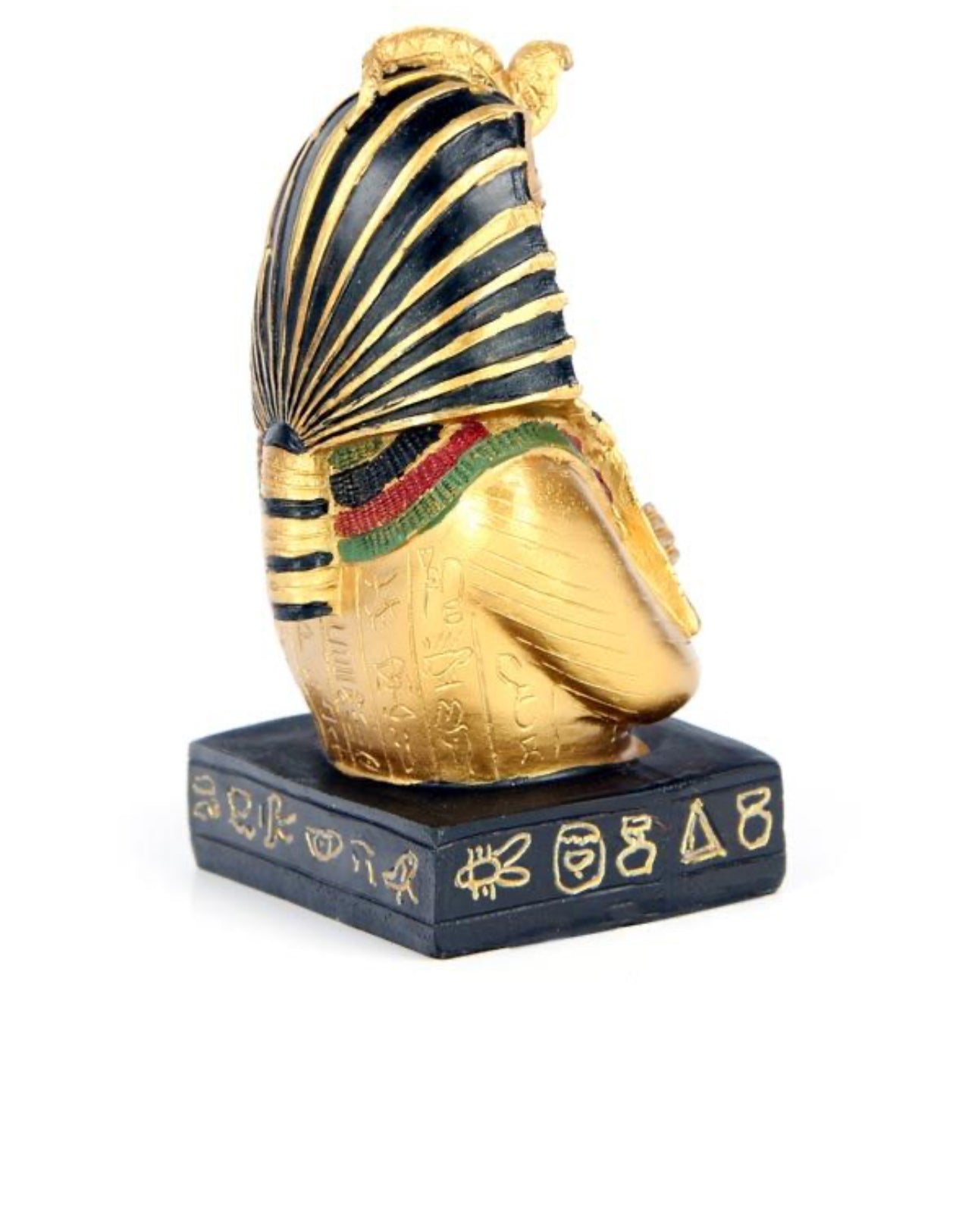 Figura Egipto Tutankamon Egipcio Dorado con Báculo y Mayal