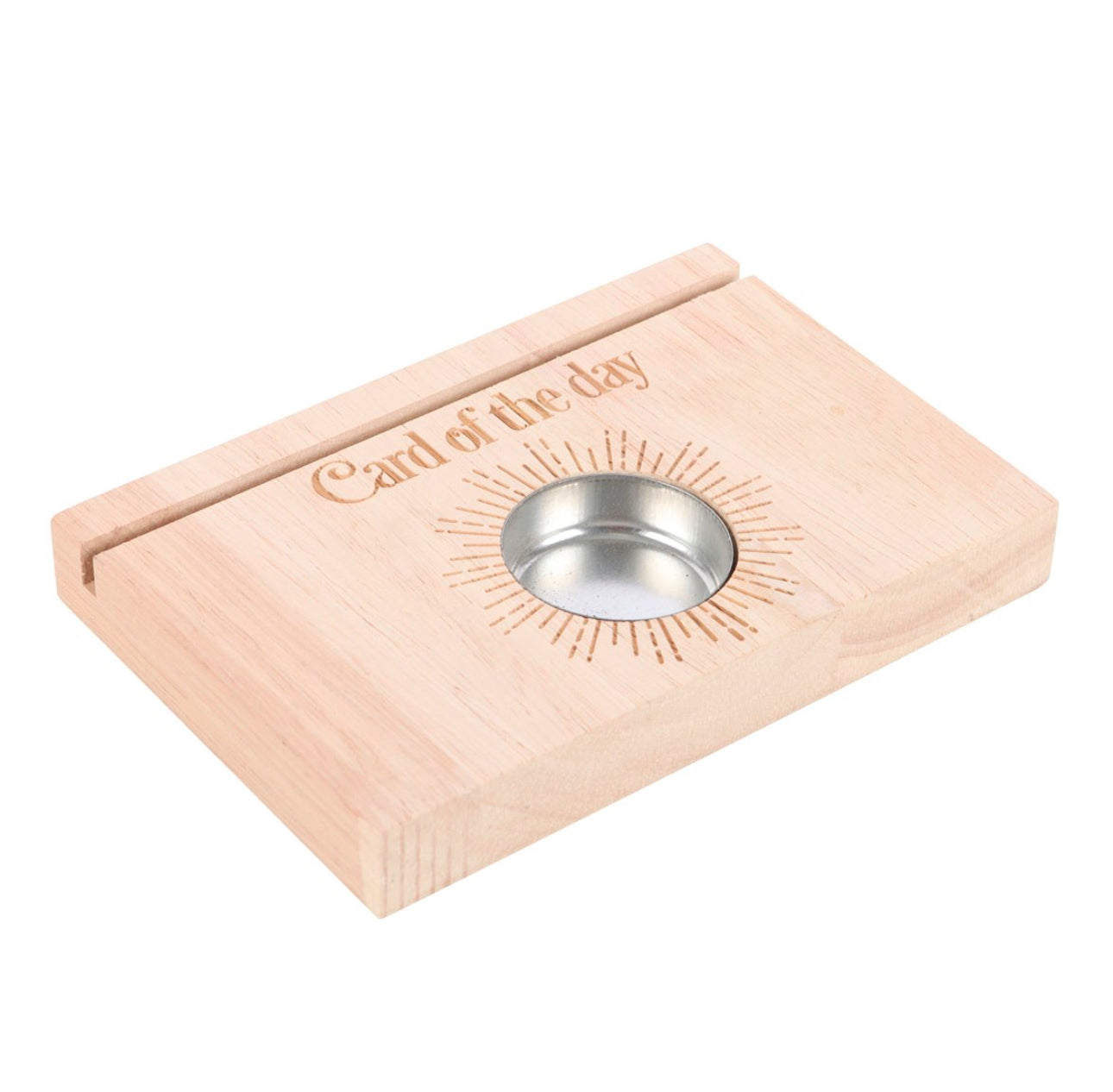 PORTAVELAS CON SOPORTE PARA CARTAS