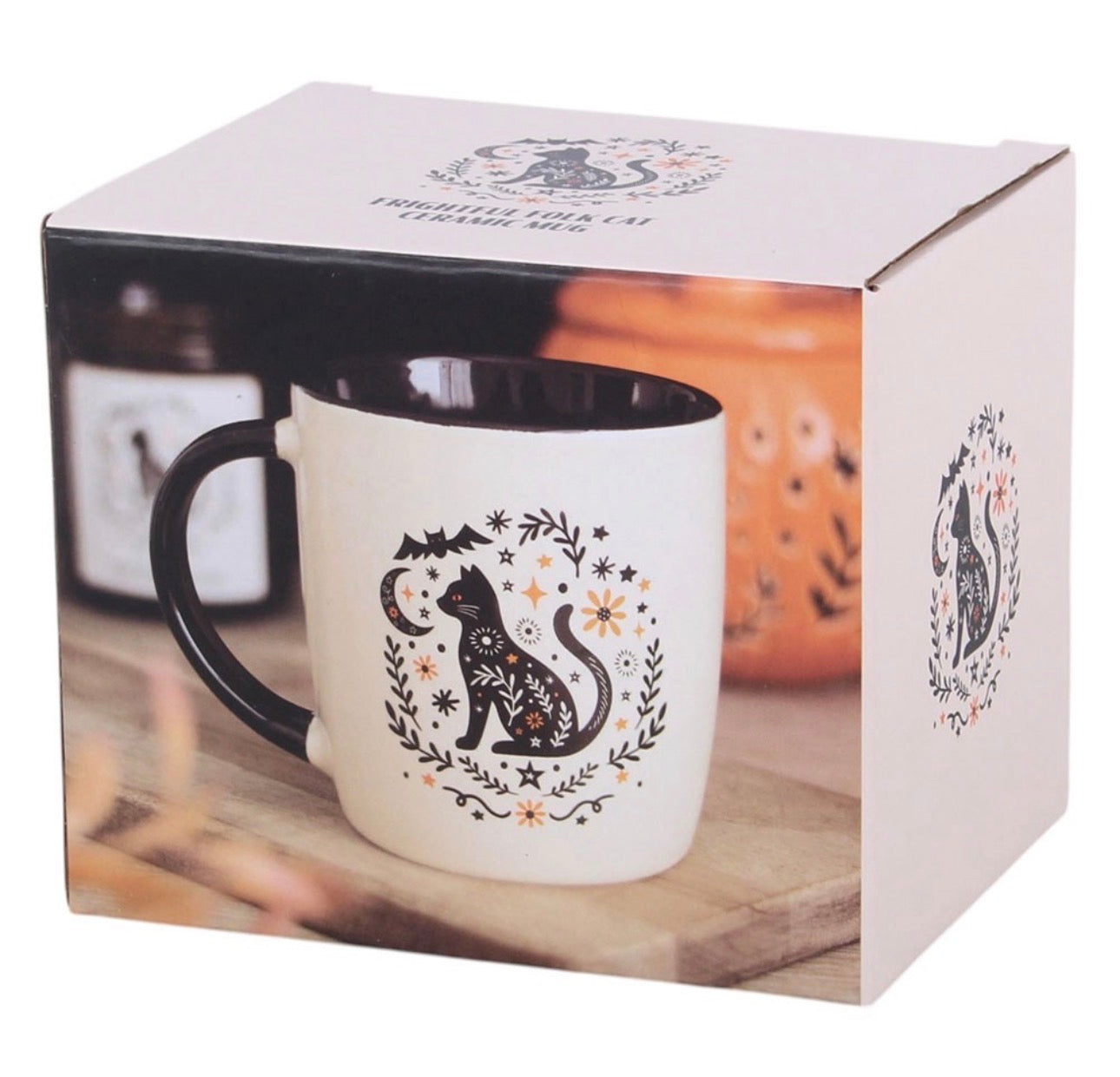 TAZA DE GATO FOLCLÓRICO TERRORÍFICO
