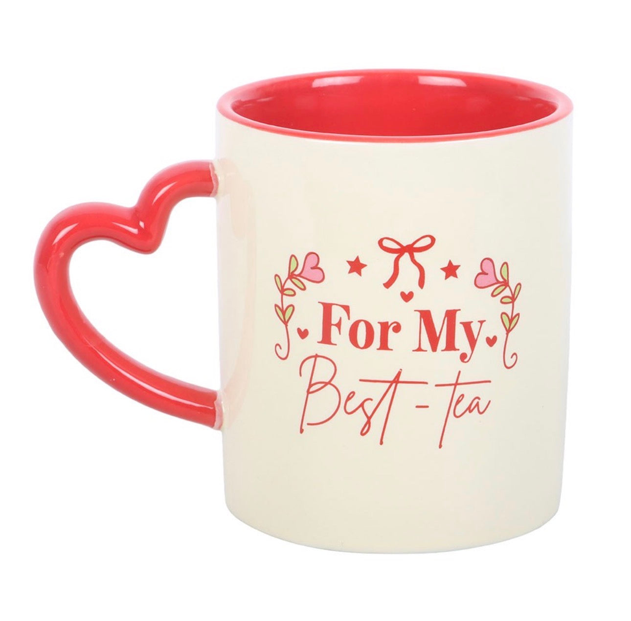 PARA MI MEJOR TÉ - TAZA DE TÉ CON ASA DE CORAZÓN